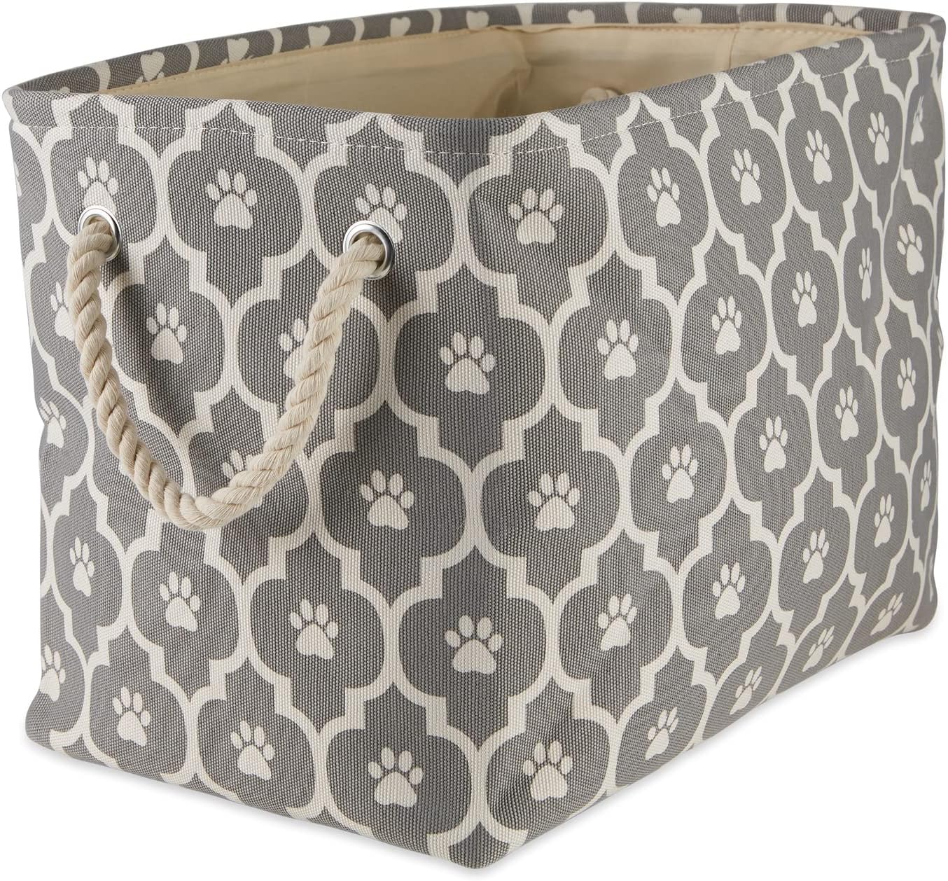 Bone Dry Pet Storage Collection Lattice Paw Print, - Best Seller