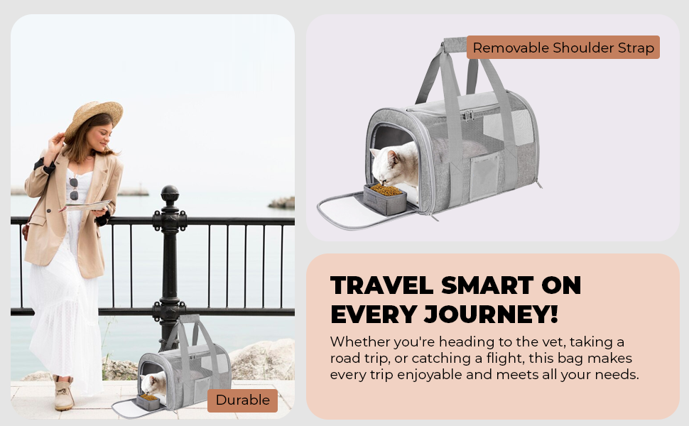 Cat Carrier Bag, Breathable Cat Bag Mesh Pet Carri - Best Seller
