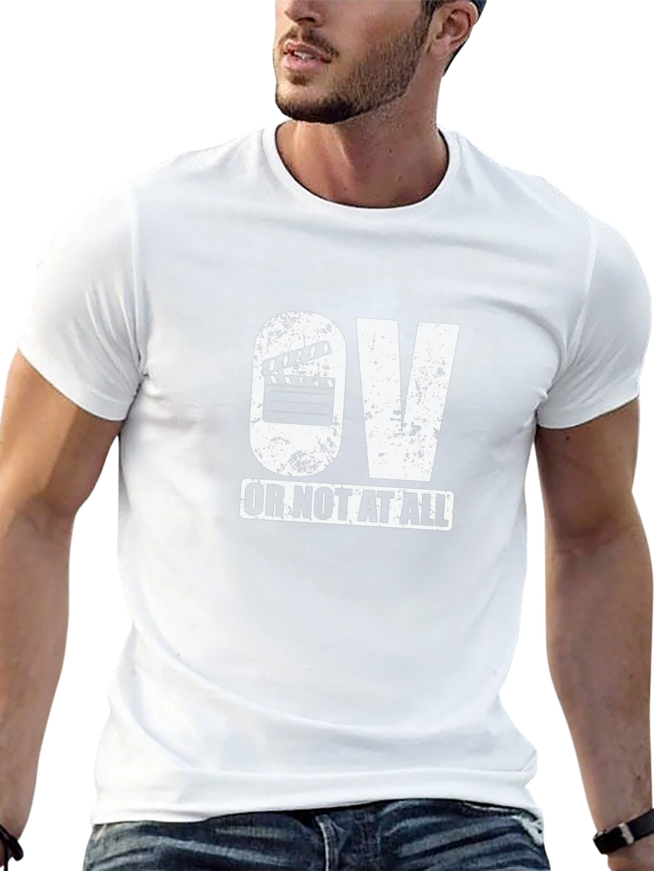 OV Or Not At All Black Graphic Tee