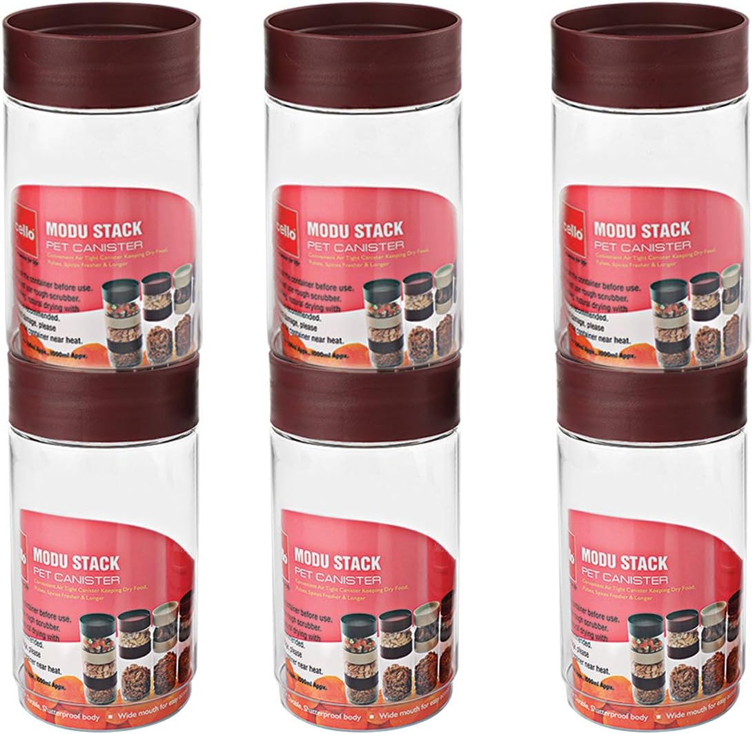 CELLO Modustack Pet Storage Jar For Kitchen Set of - Best Seller