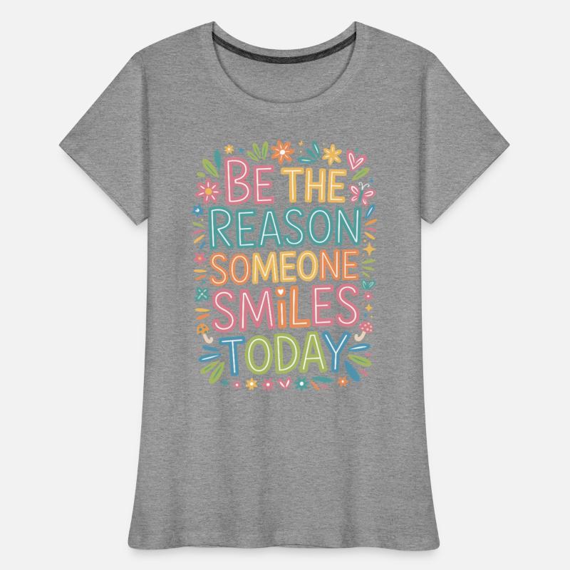 Colorful Be The Reason Someone Smiles Today Quote