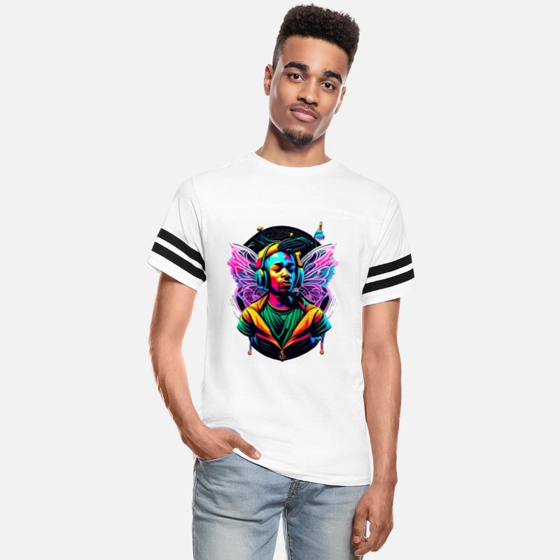 Colorful Butterfly person effect