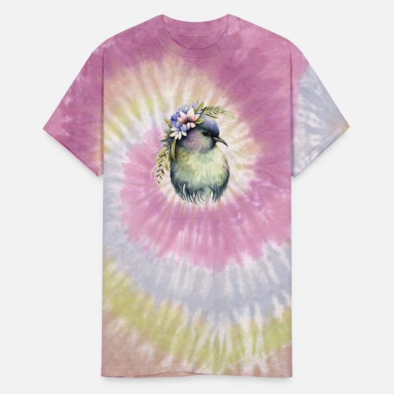 Cute Kiwi Bird Flower Crown Floral Exotic Birds