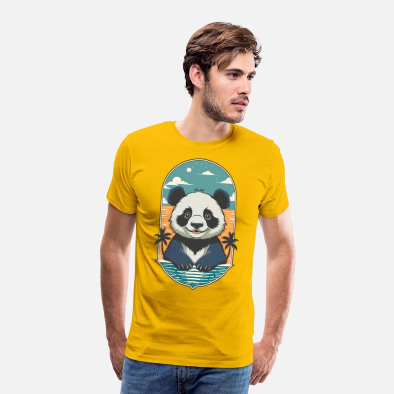 Cute Panda On Vacation