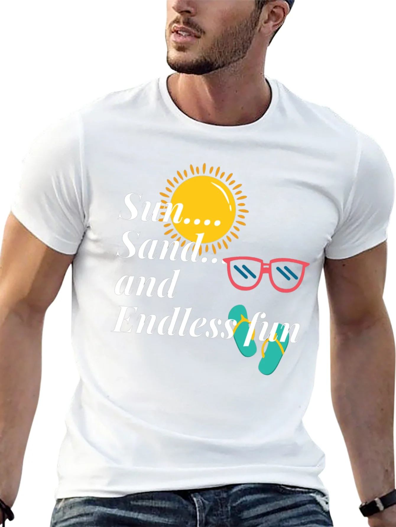 Sun Sand Endless Fun Graphic Tee