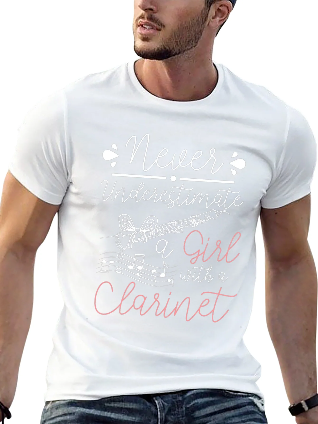 Never Underestimate Clarinet Girl T-Shirt