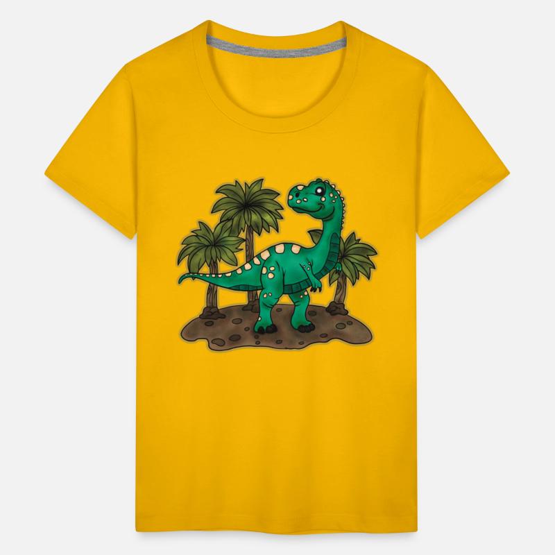 Dino Land Walk - Crazy Cool Kids Shirt Design