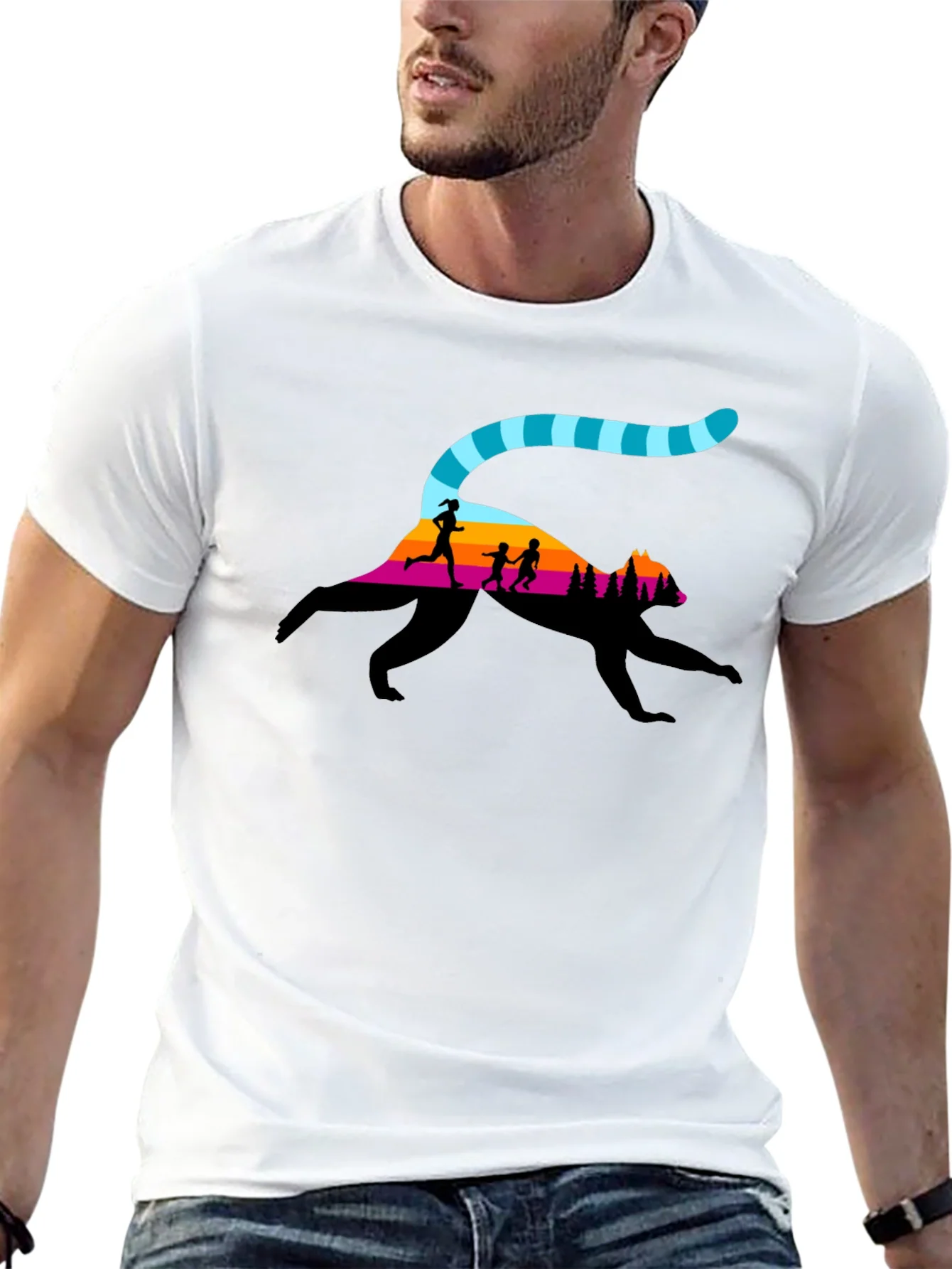 Nature Trail Run Black T-Shirt