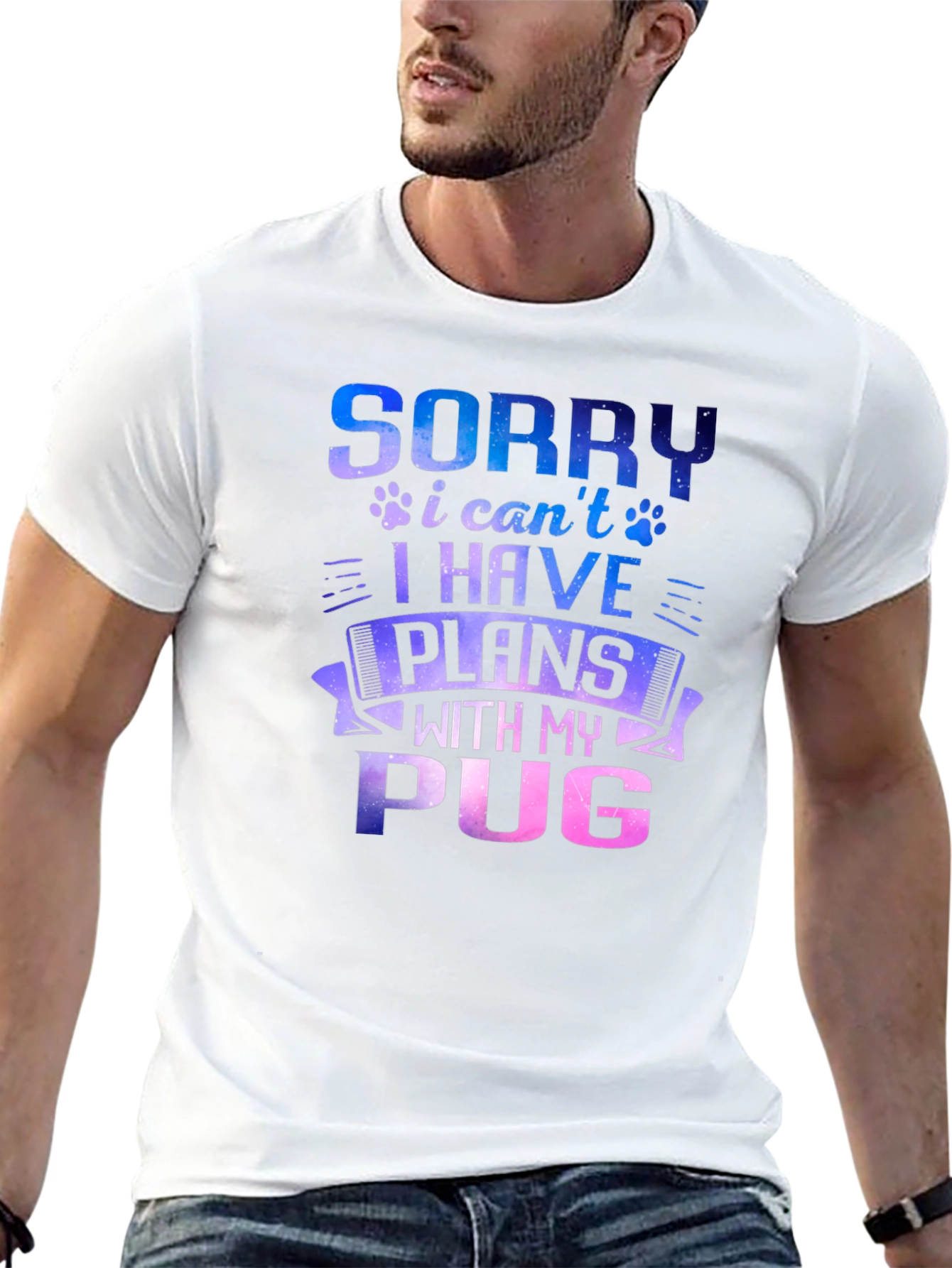 Pug Plans Graphic T-Shirt