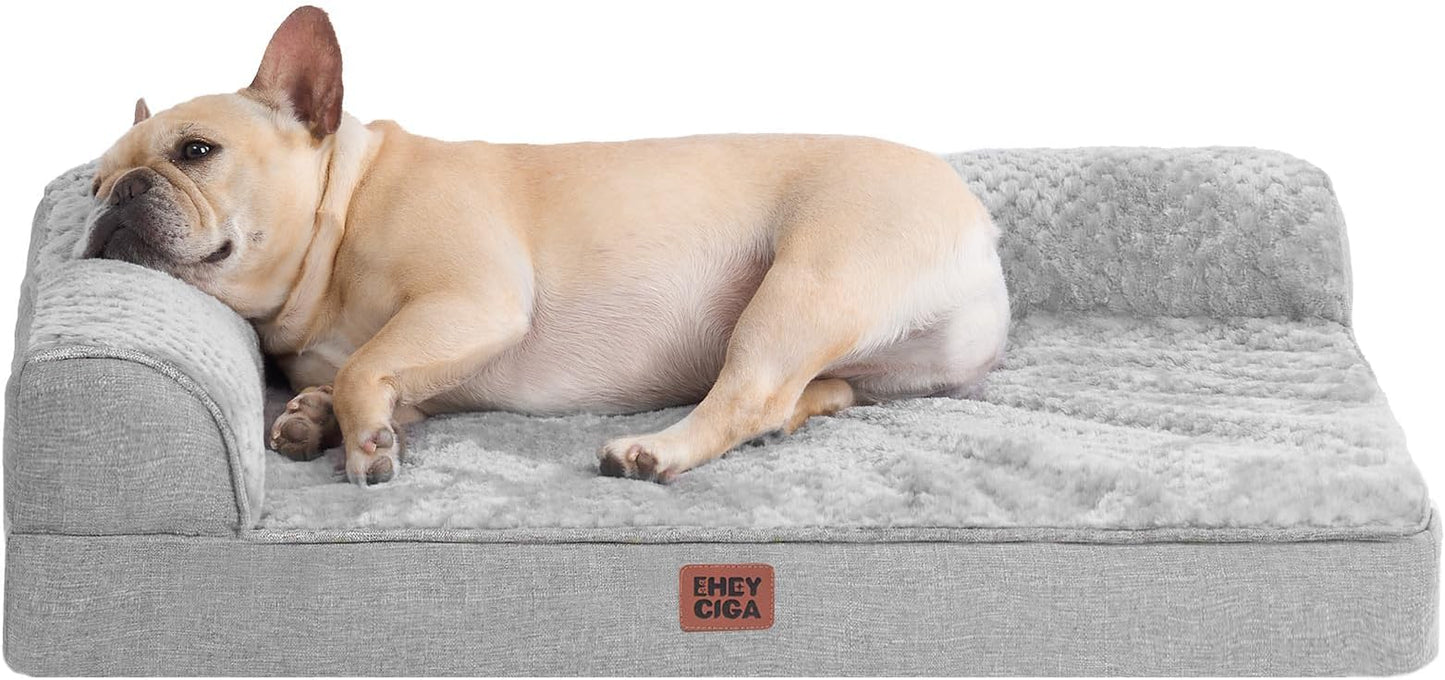 EHEYCIGA Orthopedic Dog Bed Medium Size Dogs, Memo - Top Rated