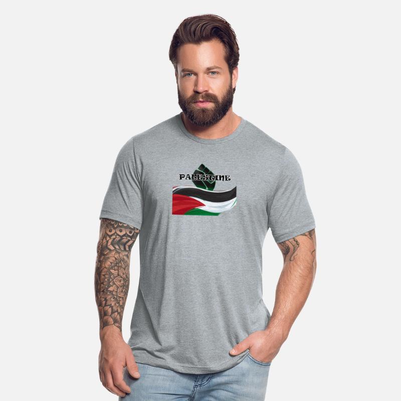 Empowering Palestine Fist and Flag Design