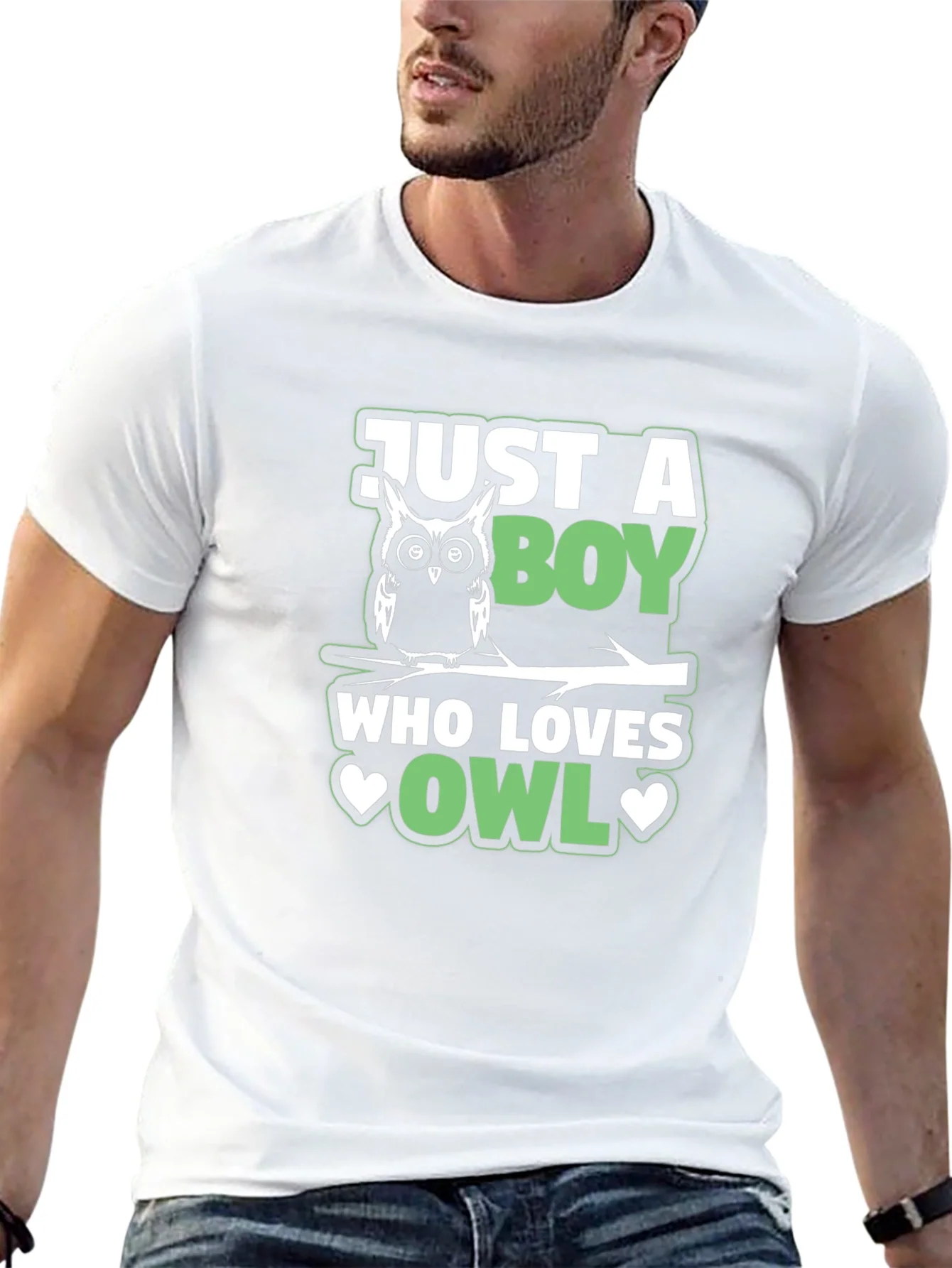 Just a Boy Who Loves Owls T-Shirt