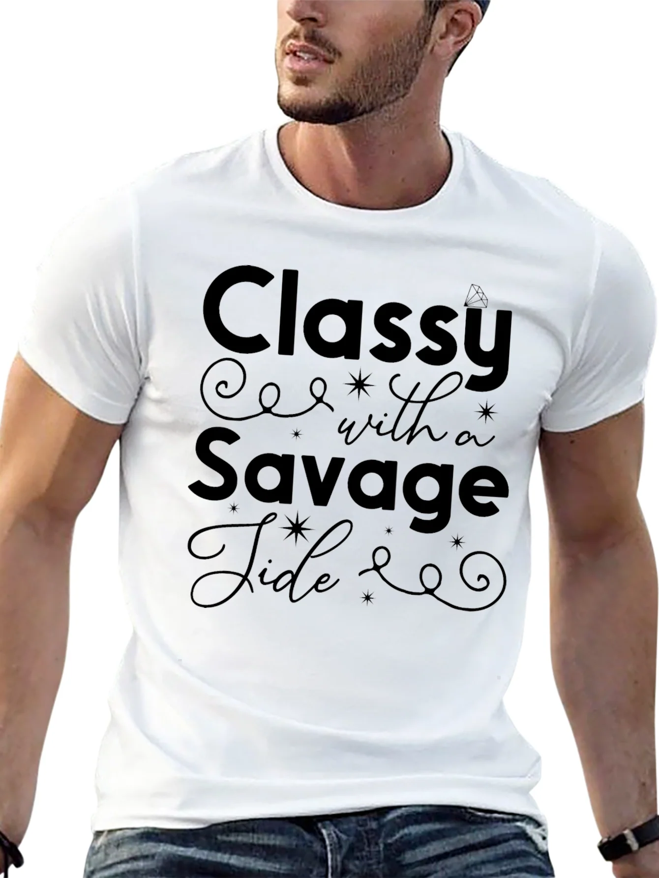 Classy Savage T-Shirt - Unisex Crew Neck