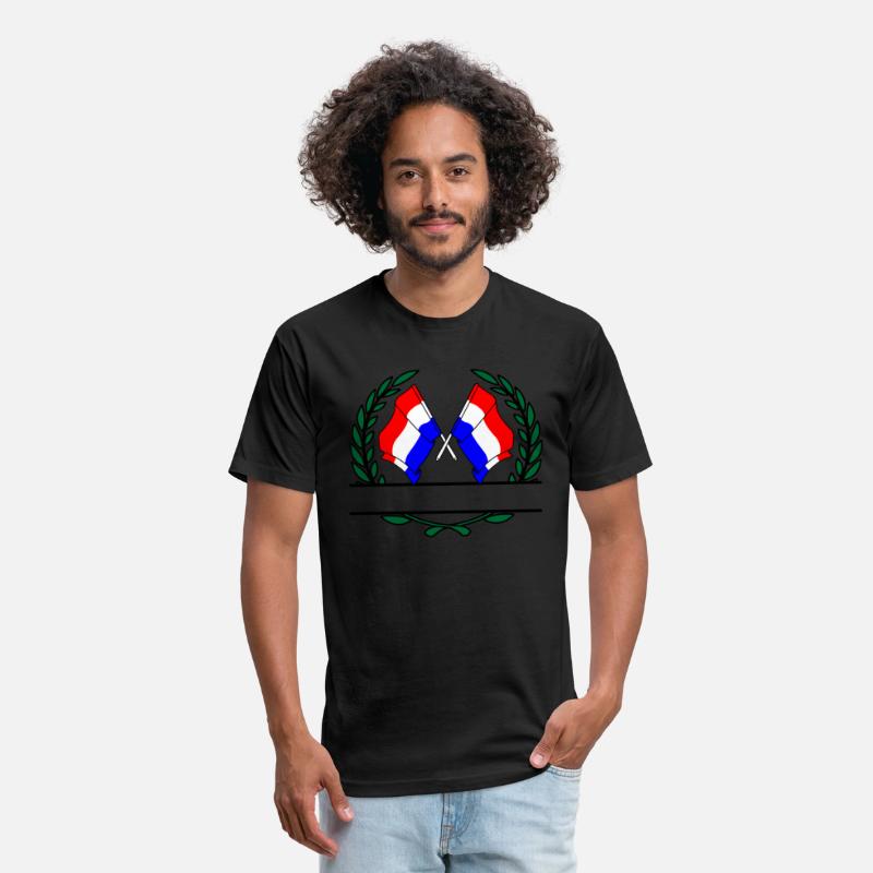 Flags Netherlands laurel wreath banner