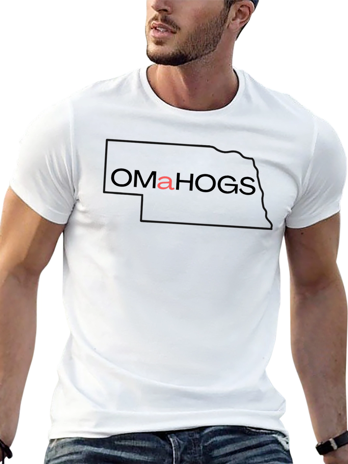 Omaha Hogs Black T-Shirt