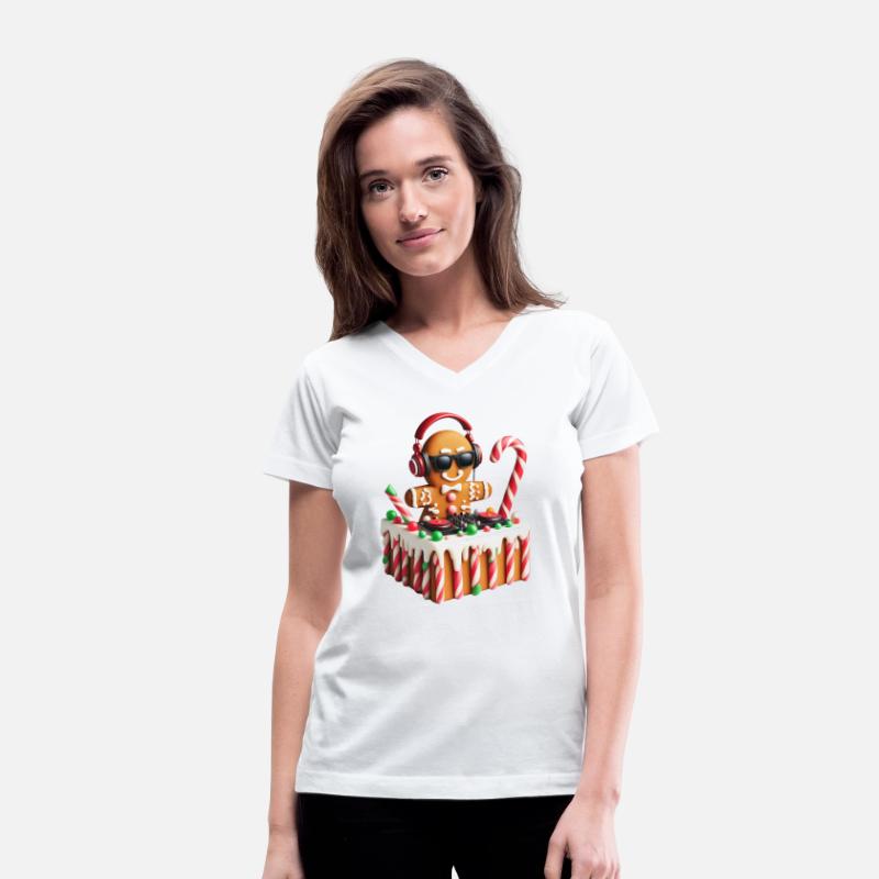 Gingerbread DJ Booth Christmas Holiday Candy Cane