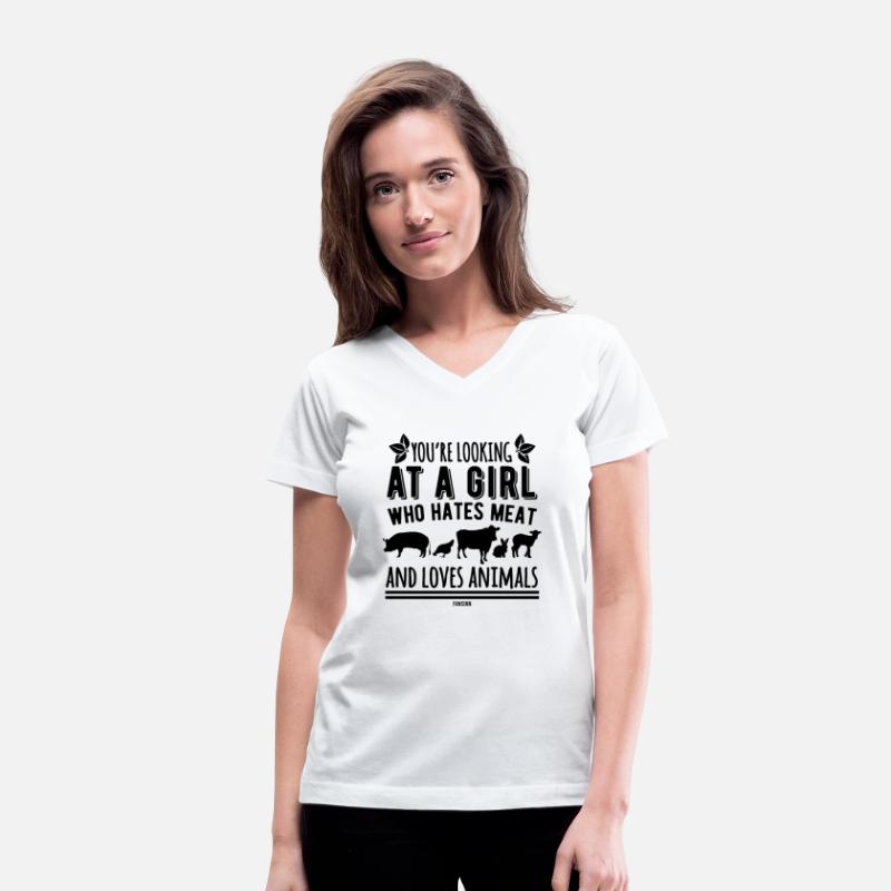 Girl loves animals vegan gift