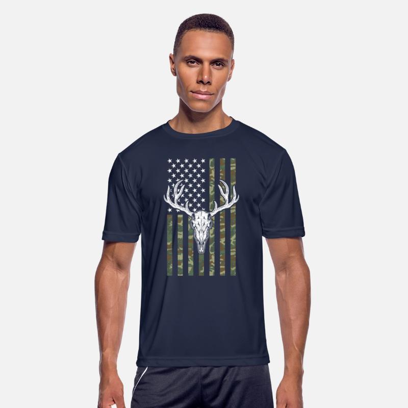 Hunting American Camouflage USA Flag White-tailed