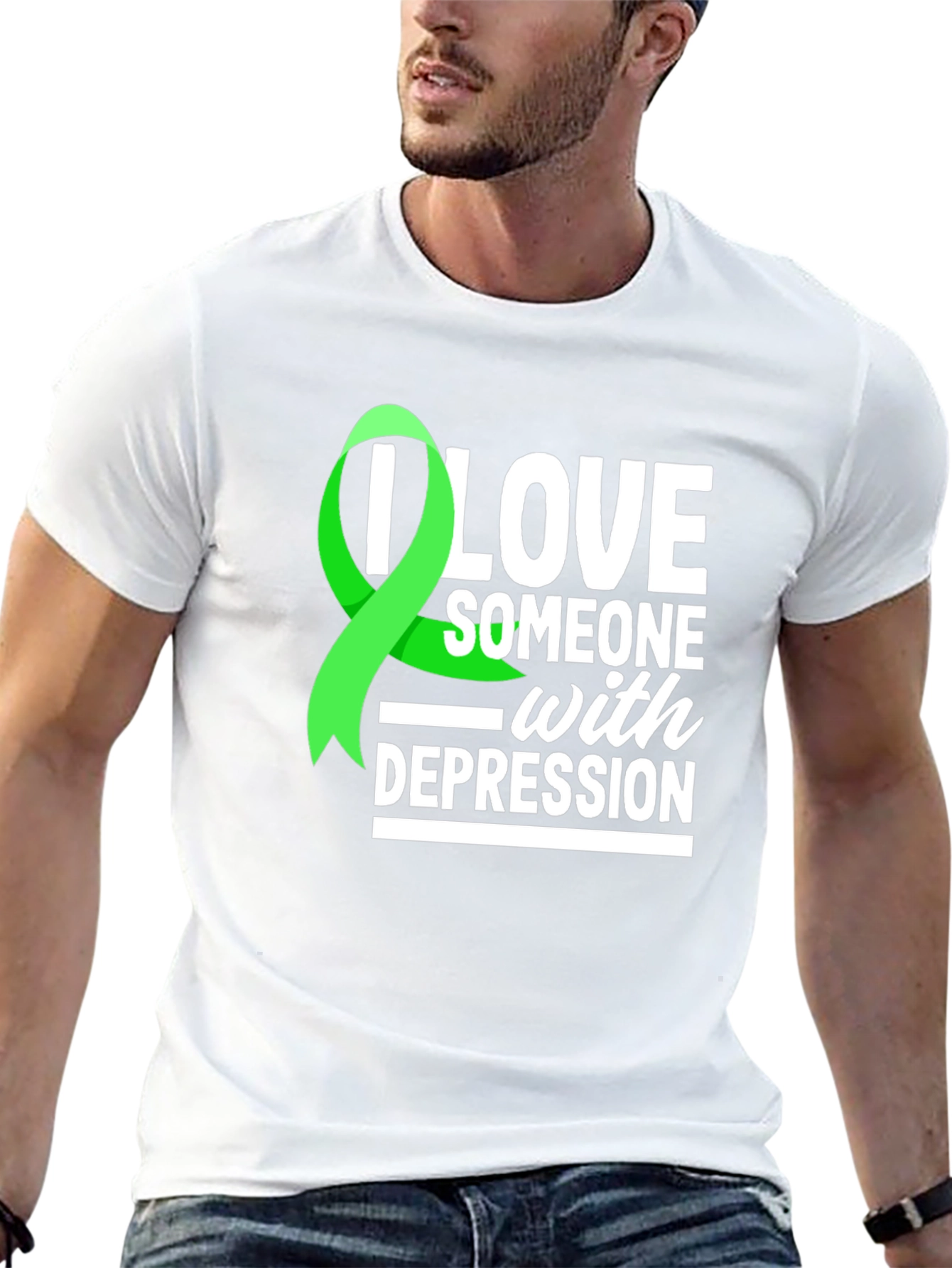 I Love Someone With Depression Awareness T-Shirt