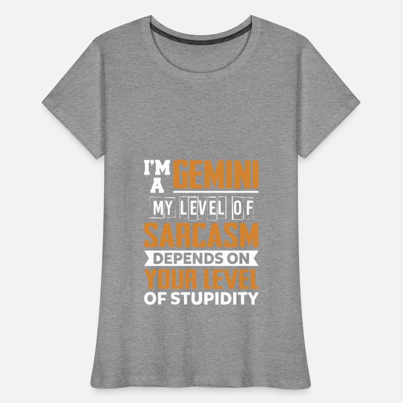 I'm A Gemini My Level Of Sarcasm Depends On Your