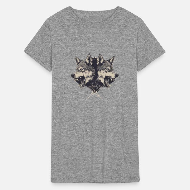 Intricate Monochrome Wolf Illustration Featuring