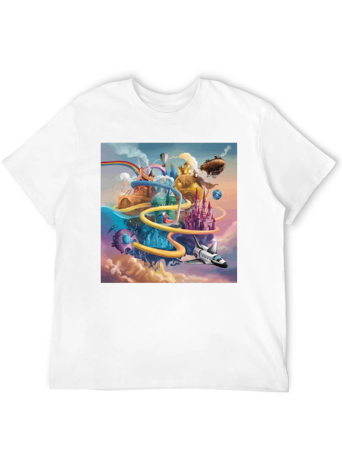 Fantasy World Graphic Tee - Unique Design
