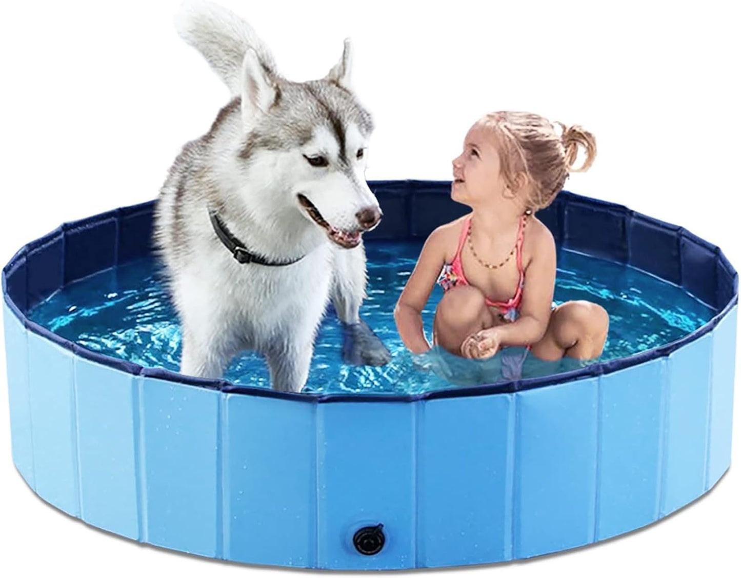 Jasonwell Folding Pool for Kids, Pets, Plastic, Pe - Latest Style
