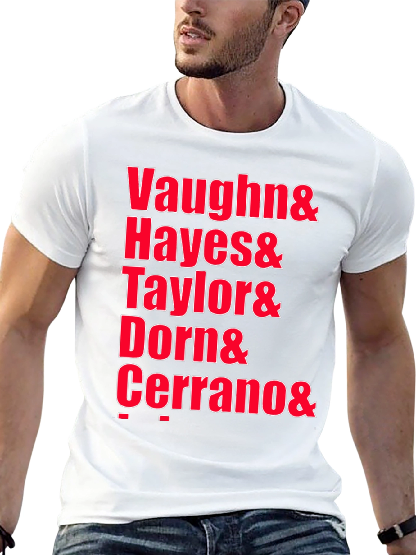 Vaughn Hayes Taylor Dorn Cerrano Graphic Tee