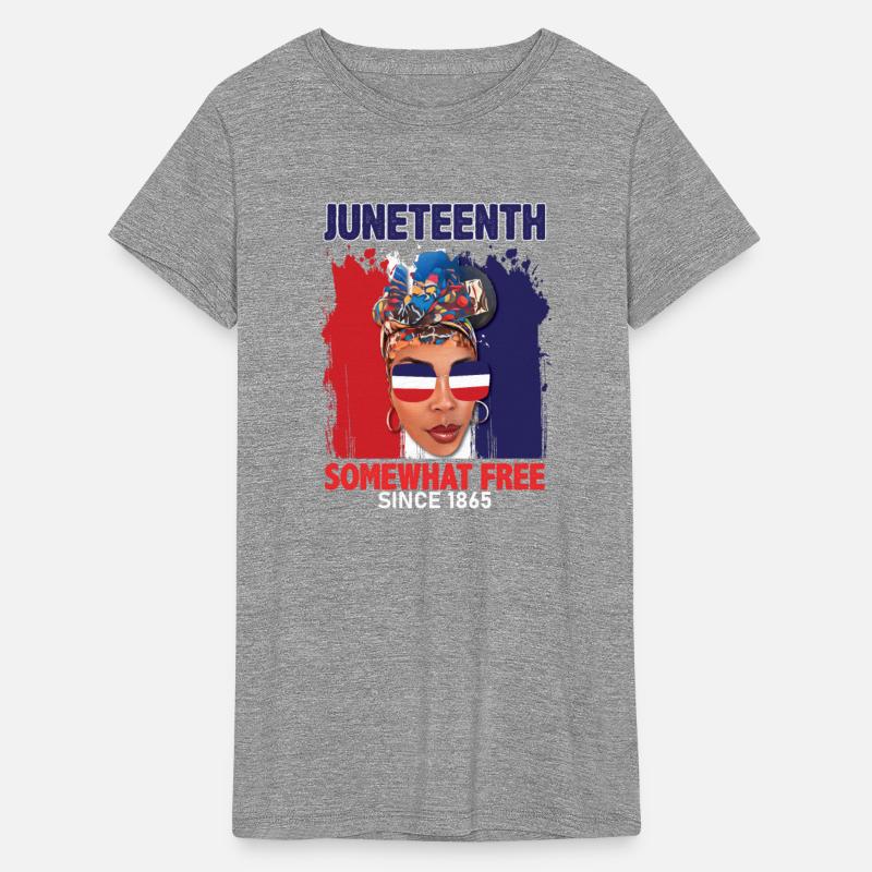 Juneteenth Red White and Blue Somewhat Free