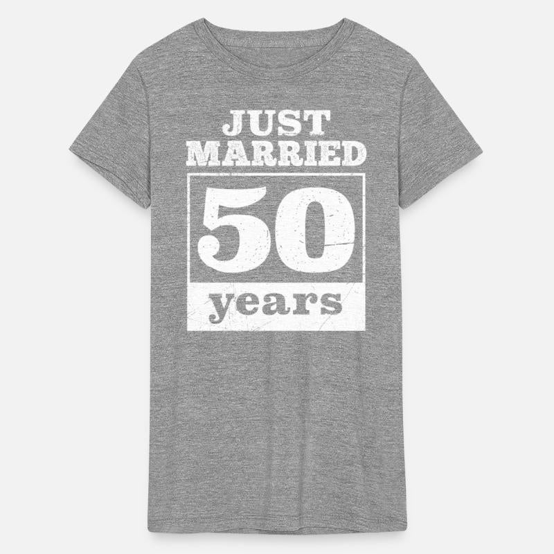 Just married 50 years golden wedding anniversary