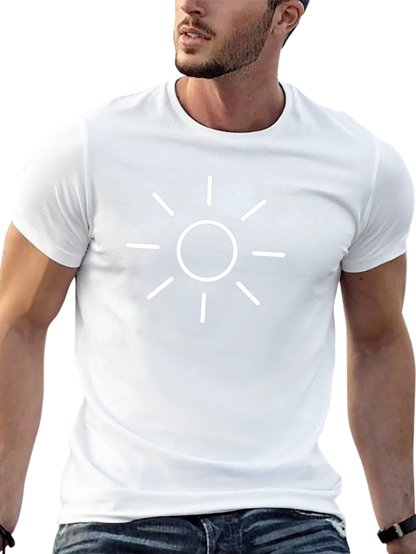 Radiant Sun Graphic Tee - Black