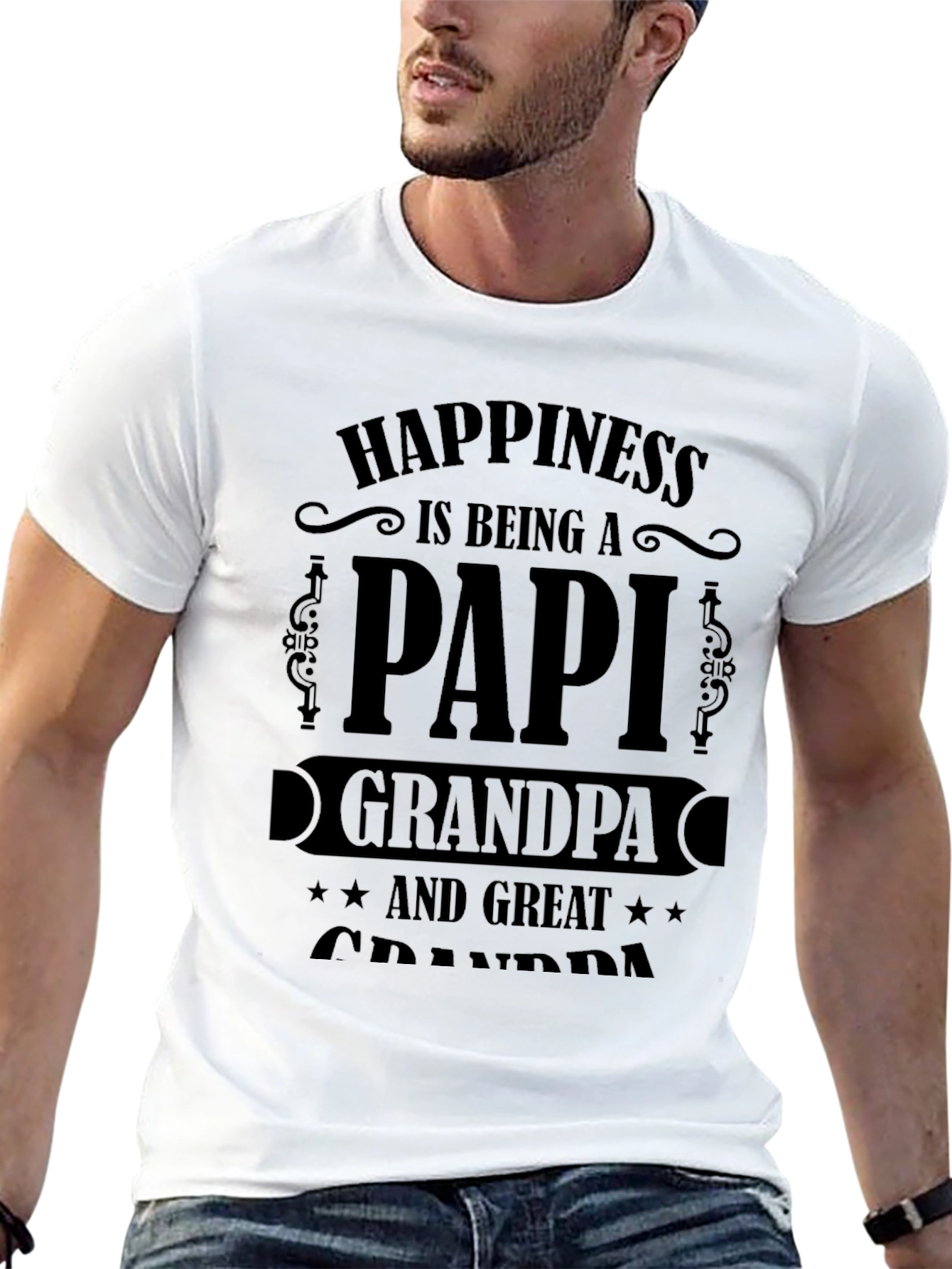 Papi Grandpa & Great Grandpa T-Shirt