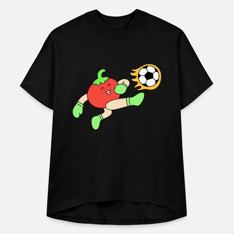 Kawaii tomato soccer