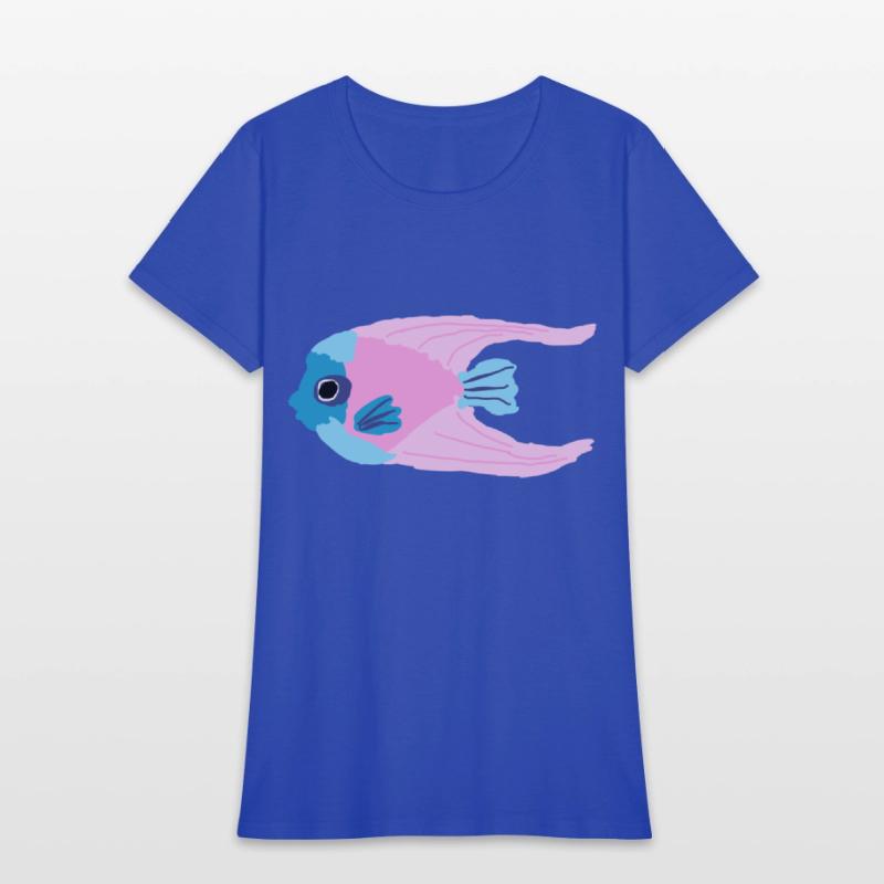 Kids Doodle Cotton Candy Ocean Angel Fish