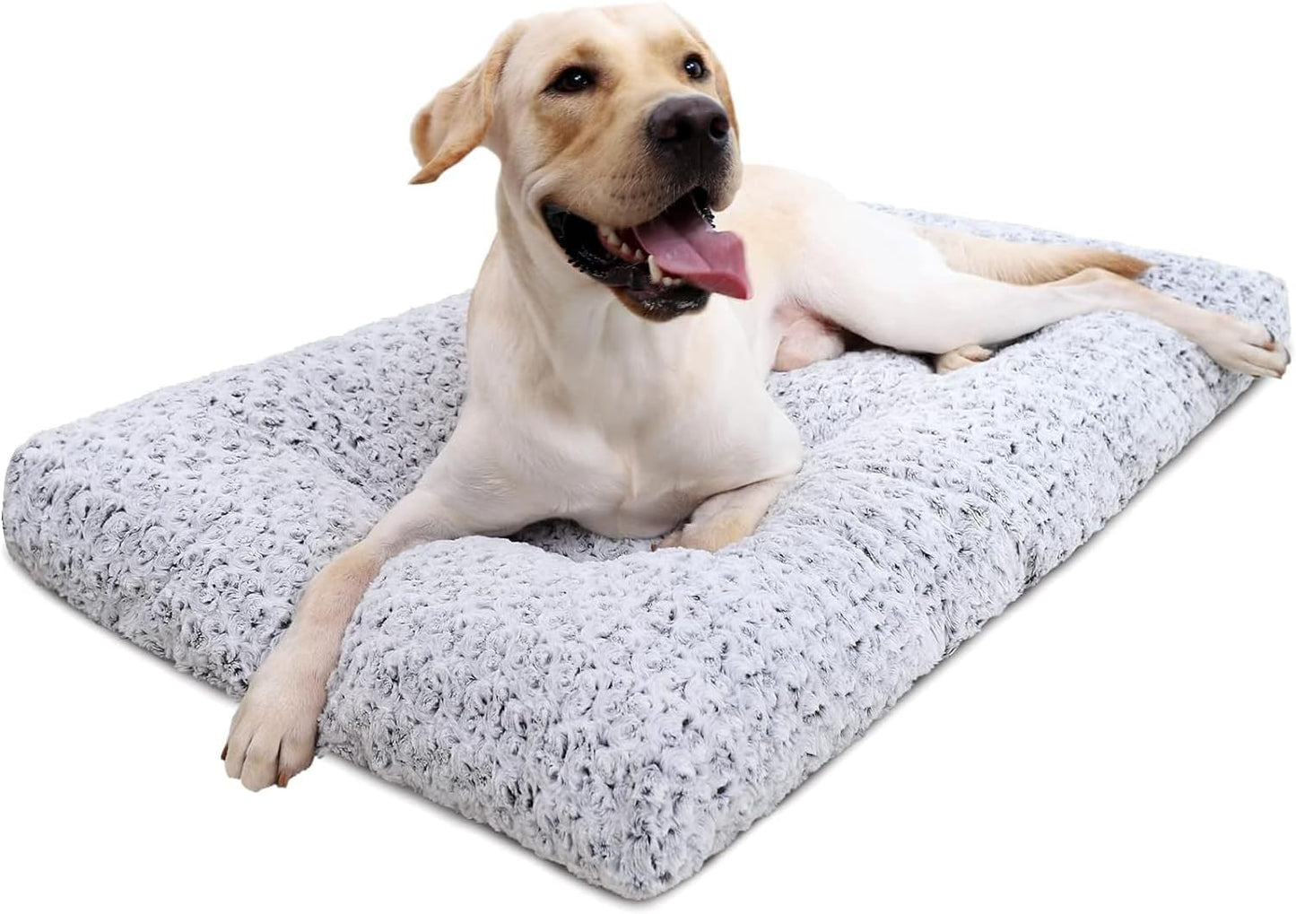 KSIIA Washable Dog Bed Deluxe Plush Dog Crate Beds - Top Rated