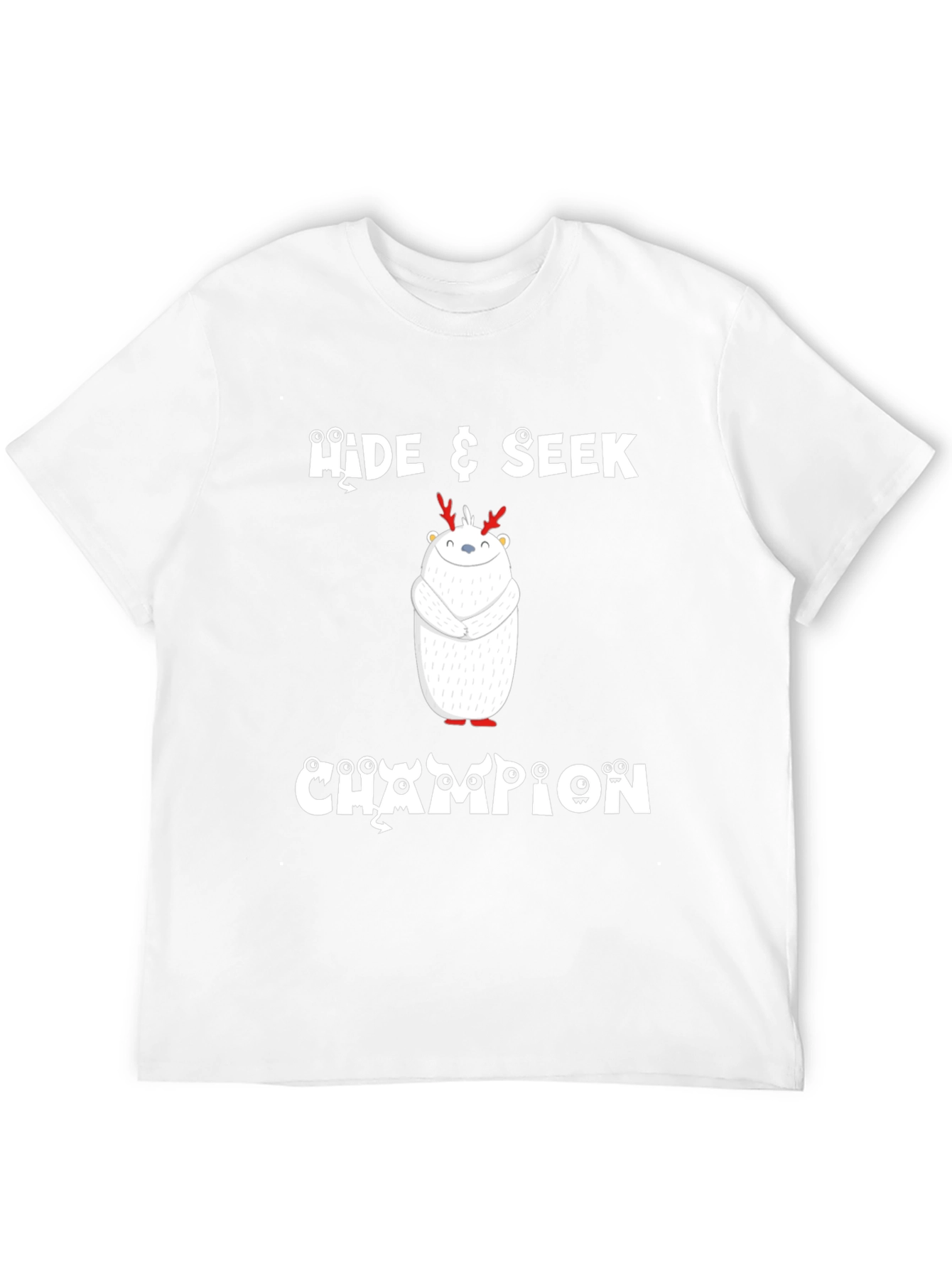 Hide & Seek Champion Black Graphic T-Shirt