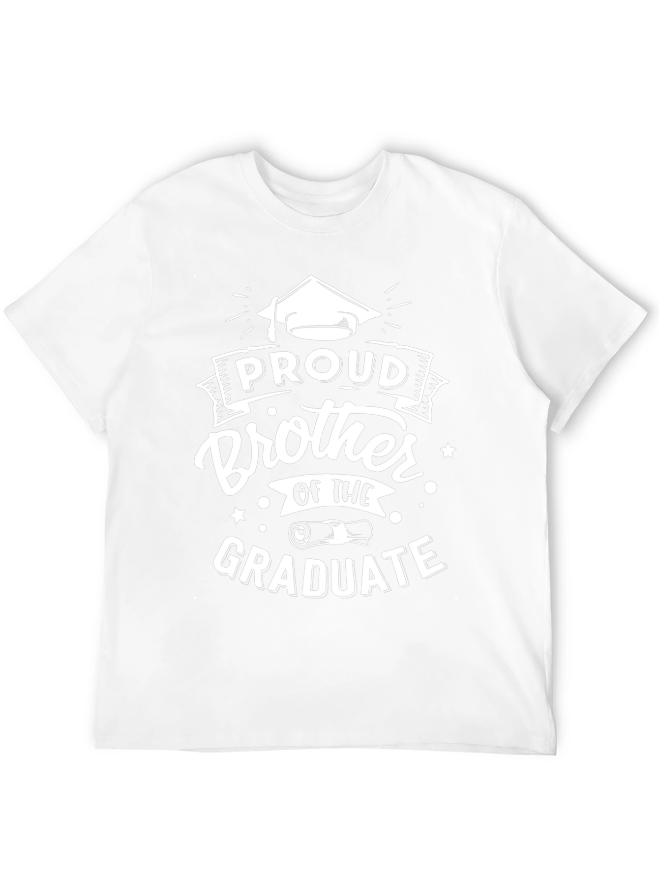 Proud Brother of the Graduate Black T-Shirt