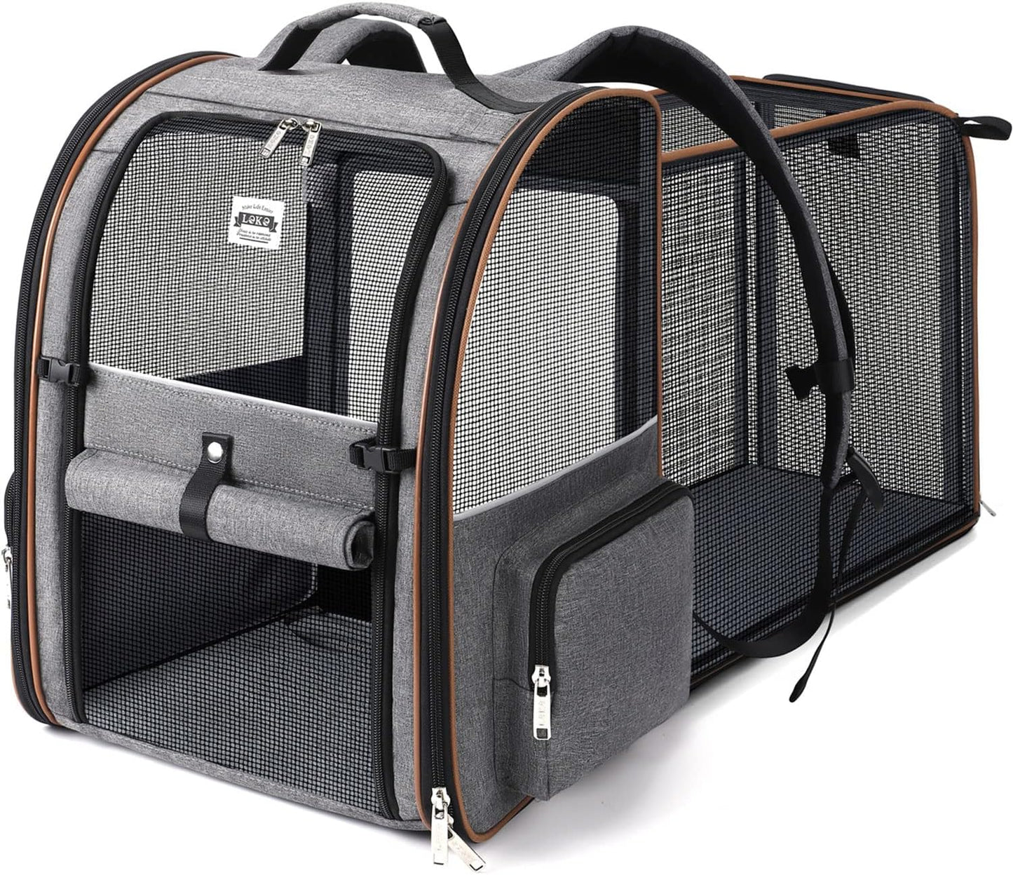 Lekesky Pet Carrier Backpack for Cats and Dogs, Ex - Top Rated