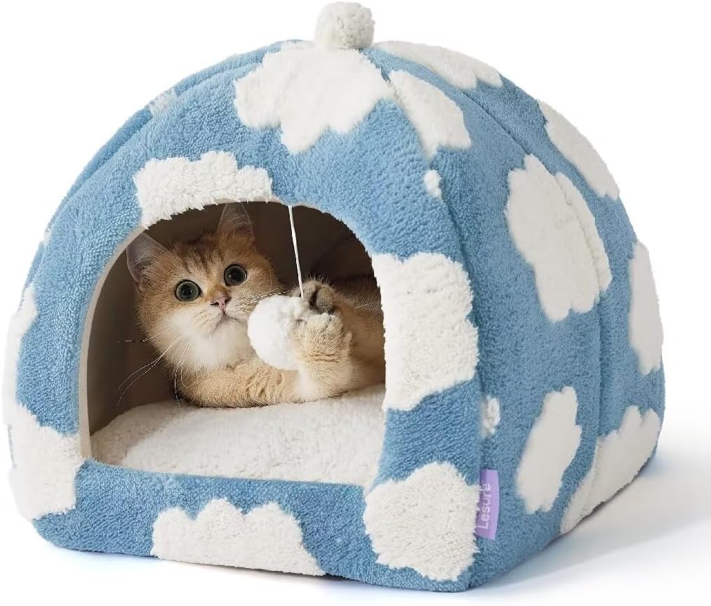 Lesure Cat Bed, Cat House, Pet Bed, Dome, Bed and - Top Rated