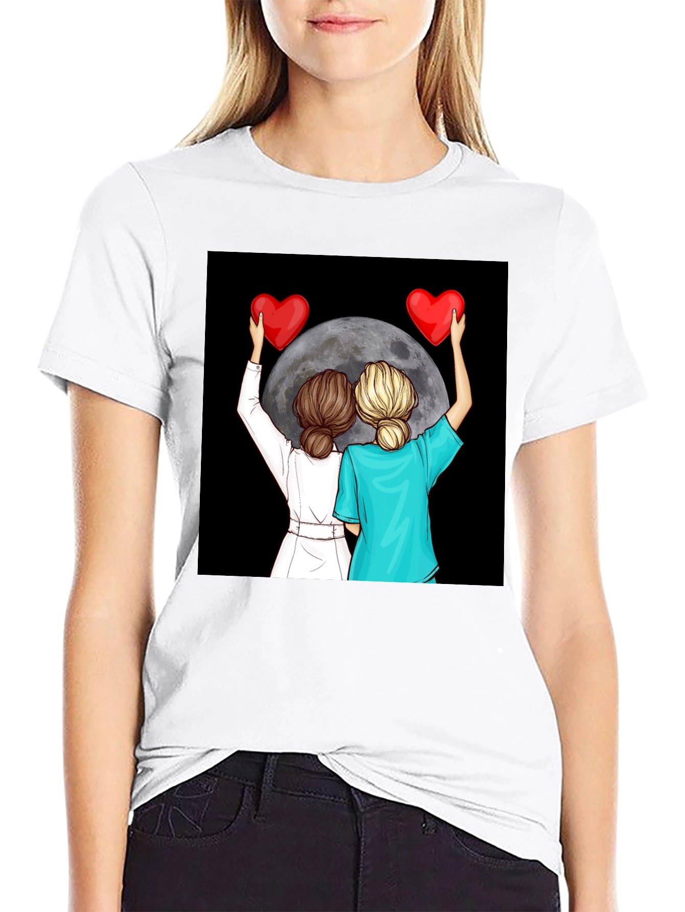 Nurse & Doctor Love Moon Tee