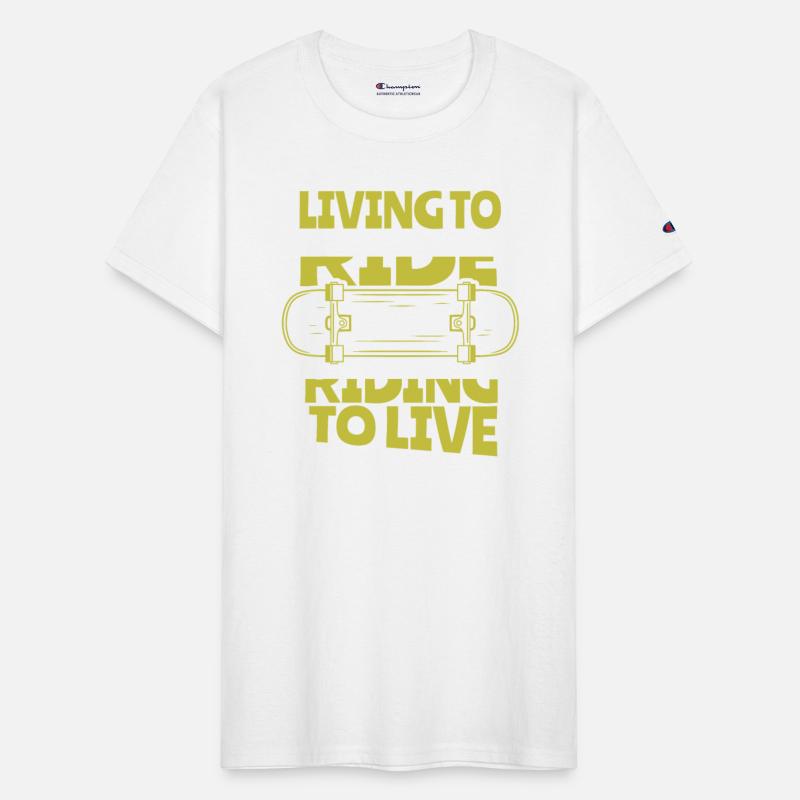 Living To Ride Riding To Live Skatergirl