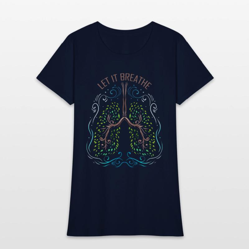 Logo Let It Breath - Green Lung Out Of Trees For
