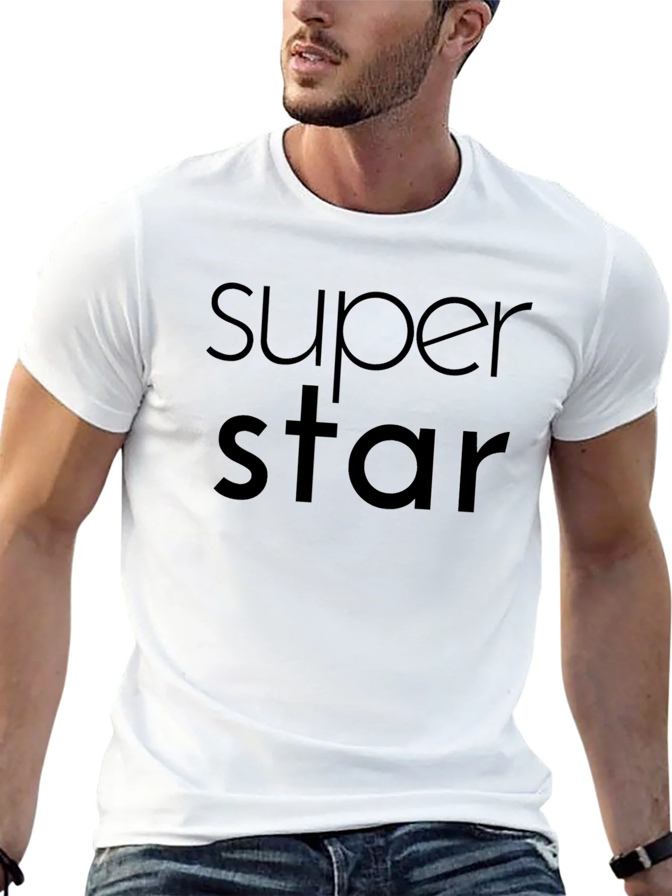 Superstar Graphic Tee - Classic Black T-Shirt