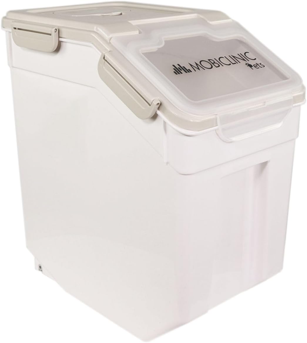 Mobiclinic Rectangular 20L Pet Food Container - Latest Style
