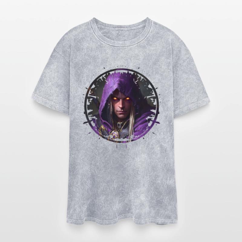 Mysterious Aura In Purple Robe