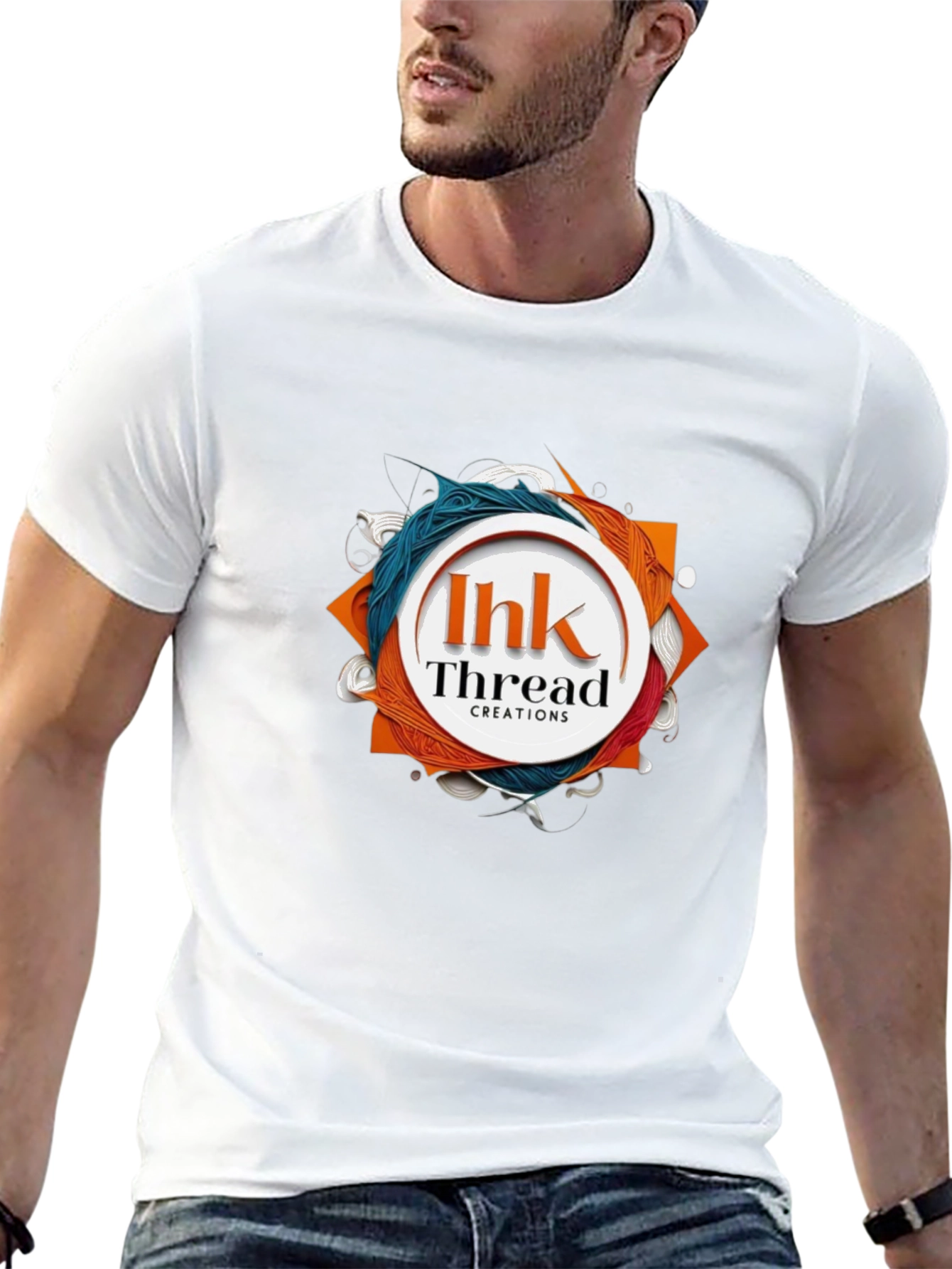 Ihk Thread Creations Black T-Shirt - Unique Design