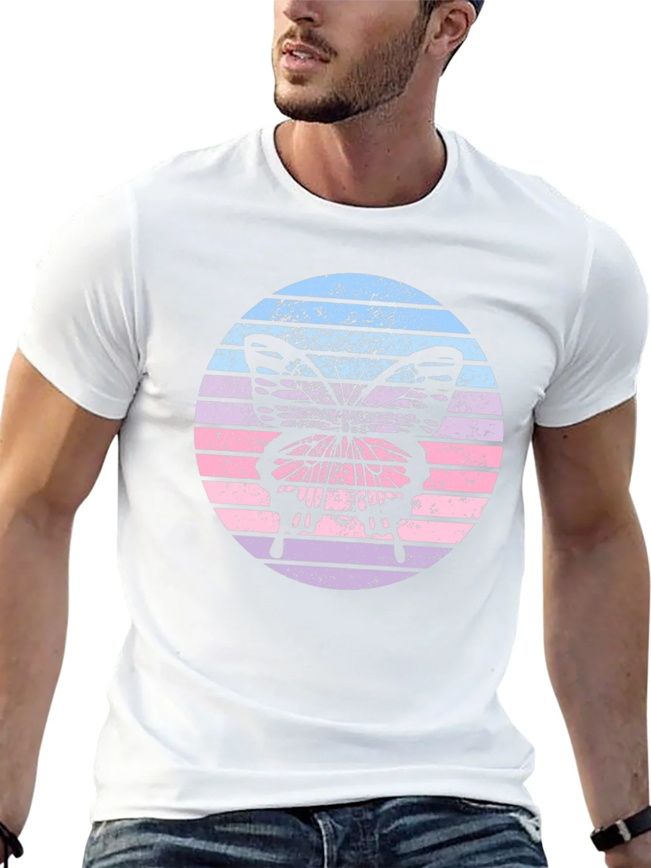 Retro Butterfly Graphic Tee