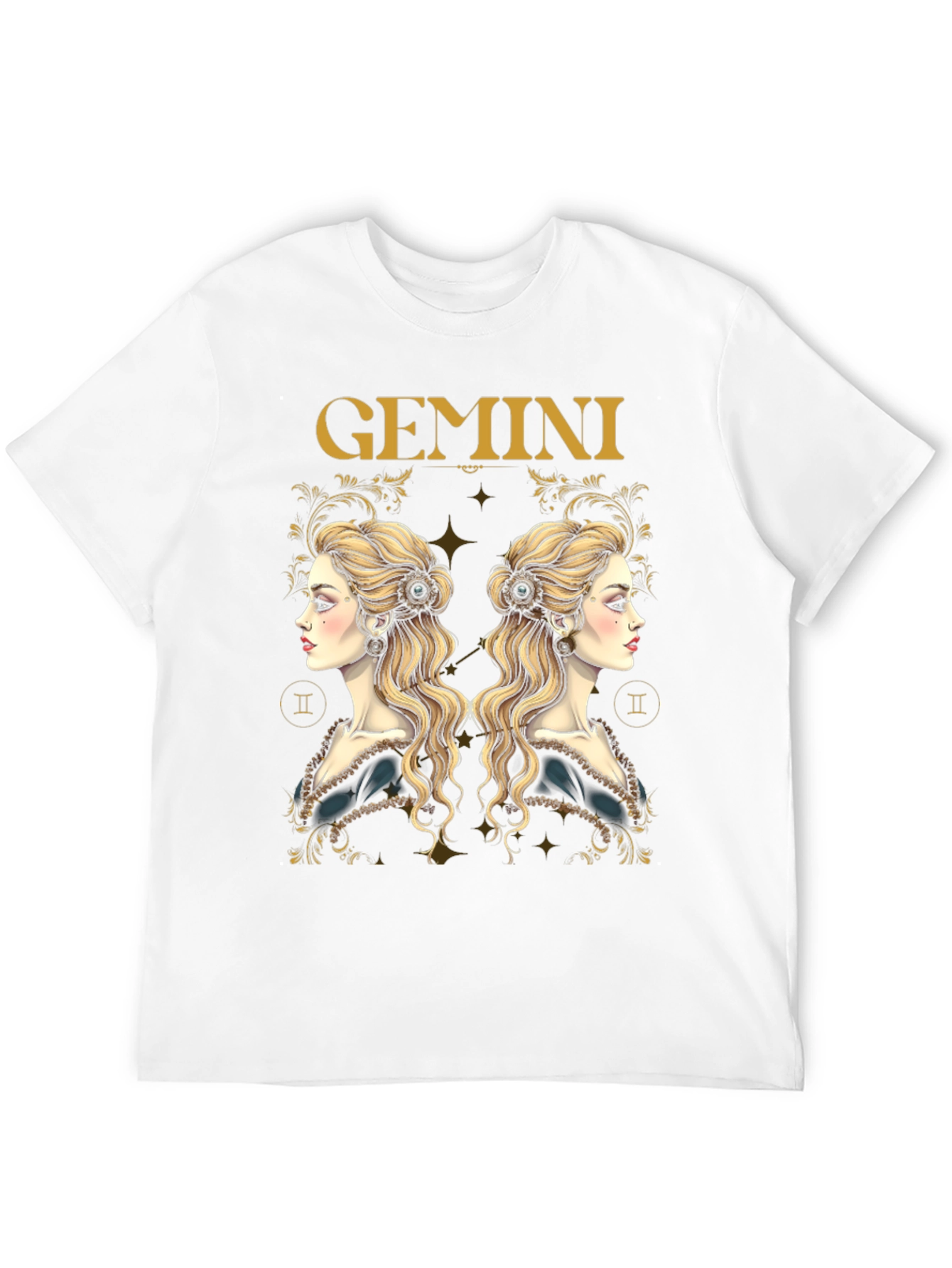 Gemini Zodiac Graphic T-Shirt