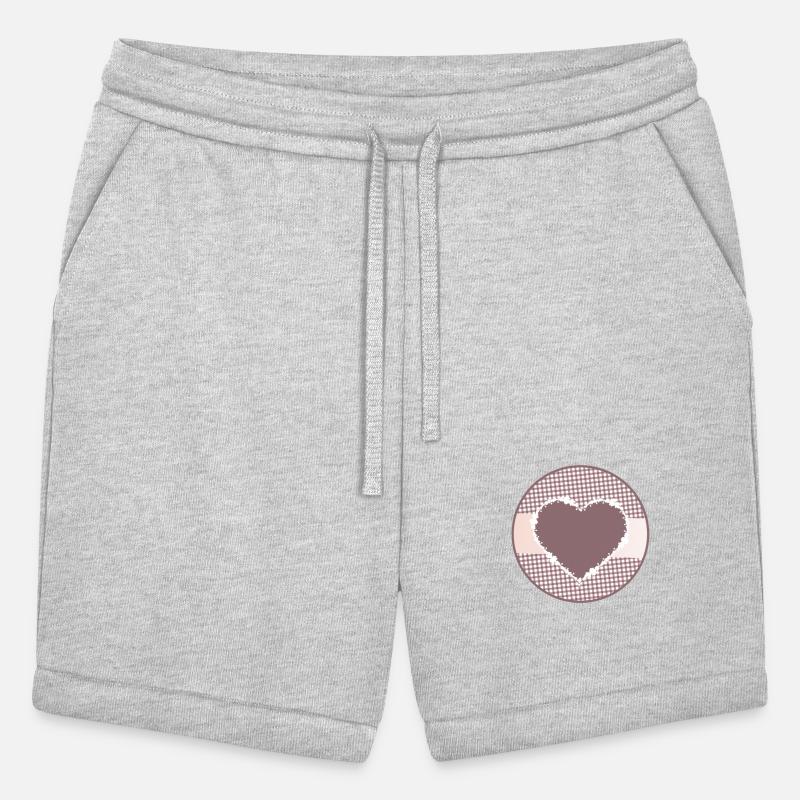 nostalgic label in old pink with a big heart