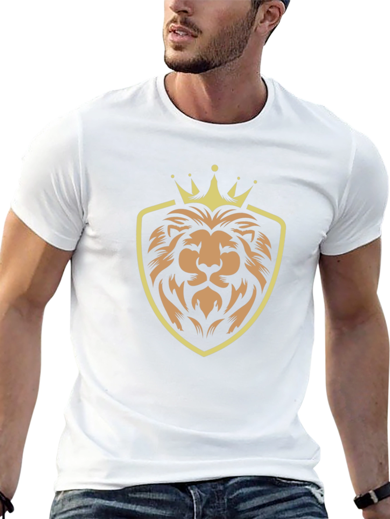 Lion King Shield Black Tee